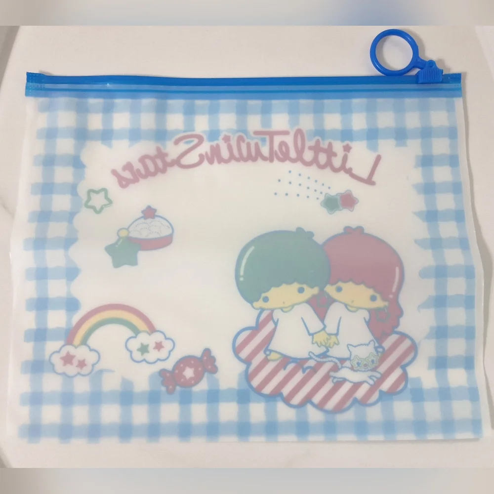 NEW Little Twin Stars Sanrio Kawaii Plastic Stationery Pouch